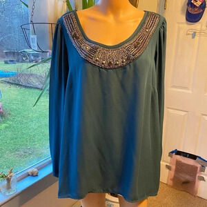 Maurices Beautiful blouse women size 1/1X